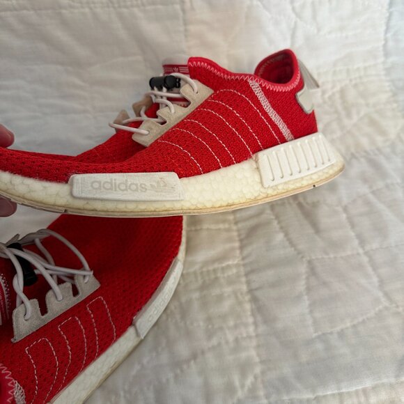 Adidas NMD R1 Active Red Sneaker Size 9 - Picture 12 of 14